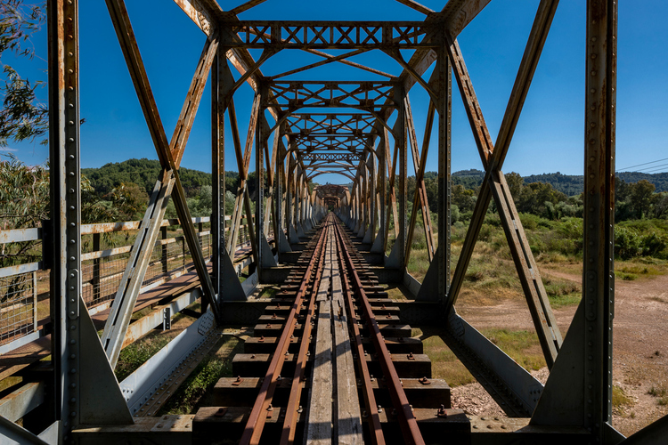 Alfeios River Railway Bridge 12