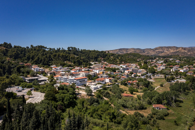 Ancient Olympia Settlement (from above)