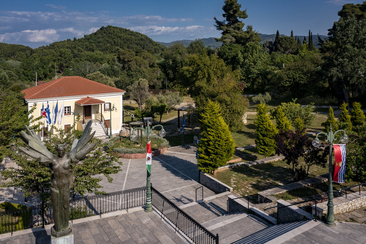 Square of the Old Town Hall of Ancient Olympia