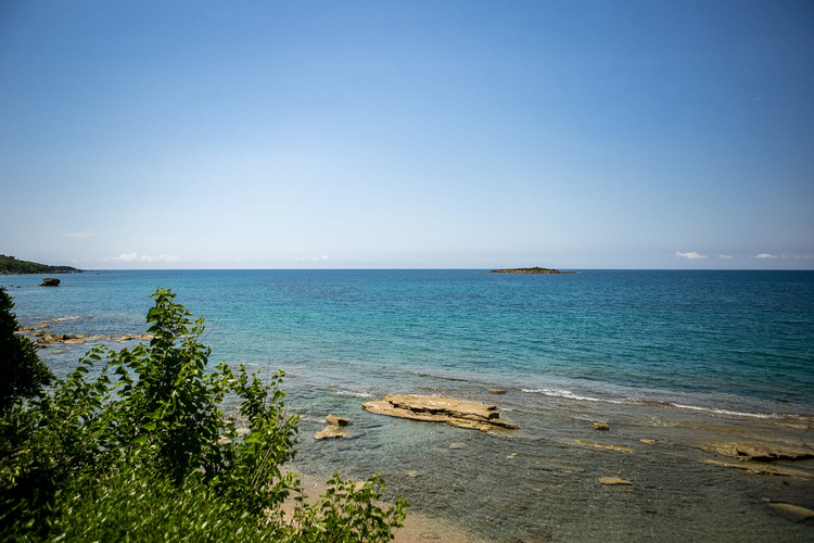 Beach of Agios Andreas (from above)