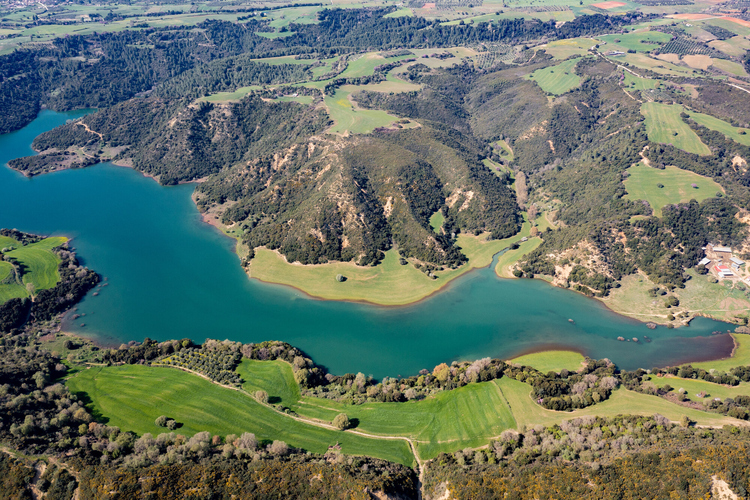 Artificial Lake of Pinios 