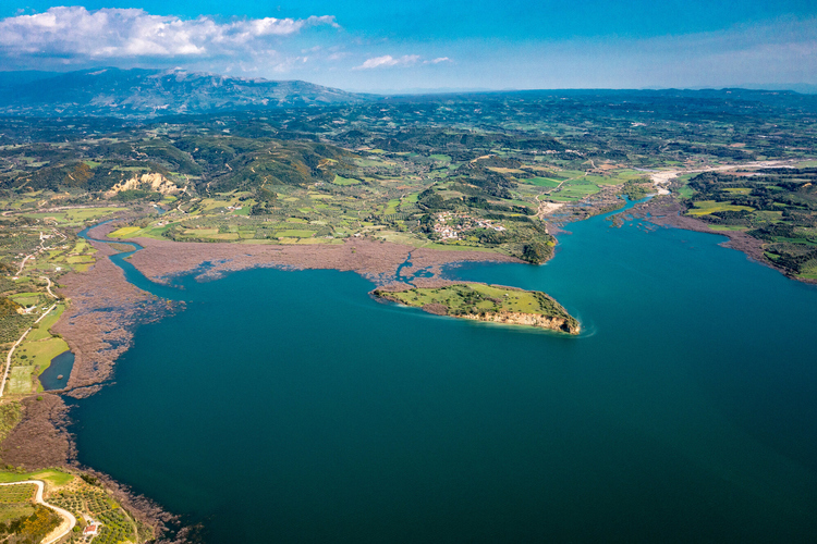 Artificial Lake of Pinios 