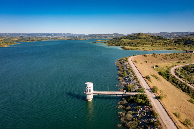 Artificial Lake of Pinios 