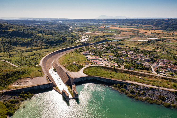 Artificial Lake of Pinios 