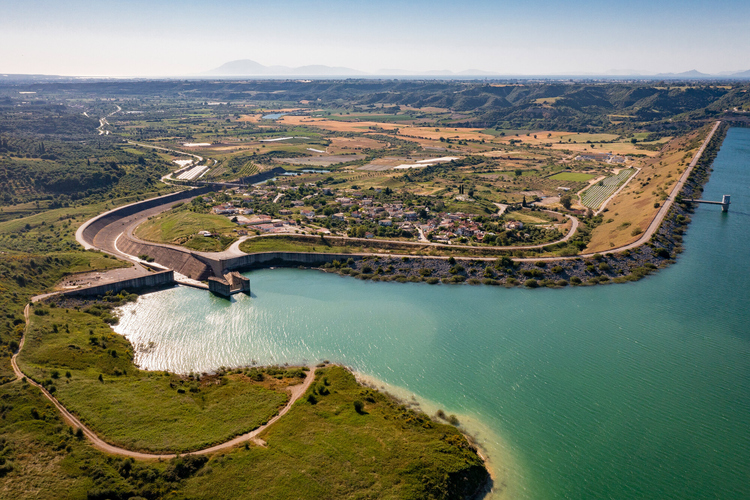 Artificial Lake of Pinios 