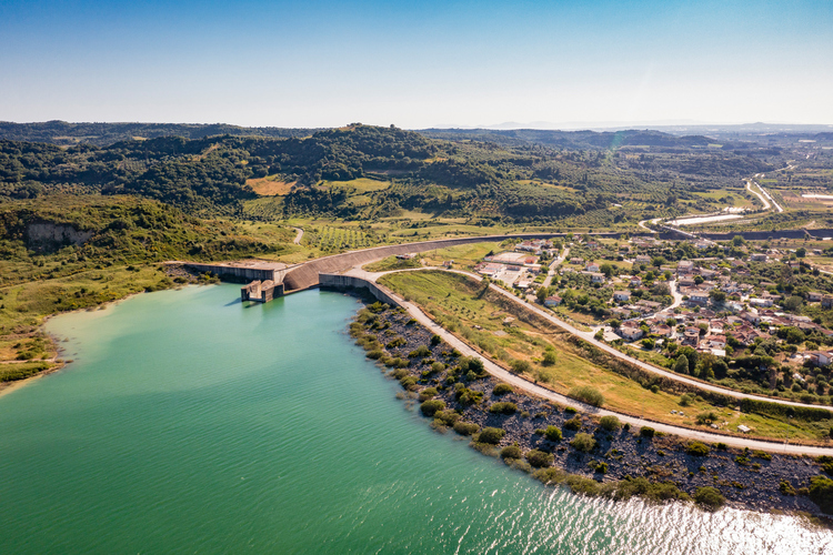 Artificial Lake of Pinios 