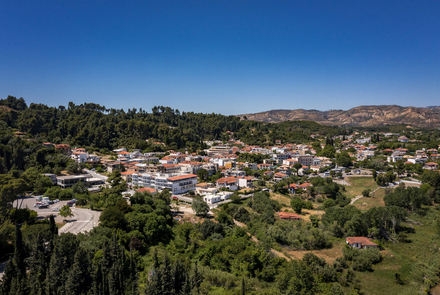 Ancient Olympia Settlement (from above)
