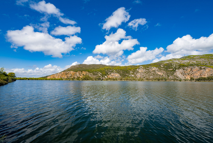 Kaiafas Forest through Lake 