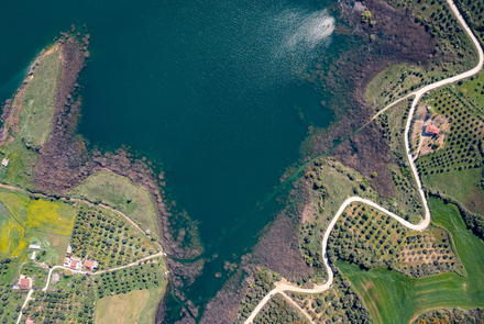 Artificial Lake of Pinios 